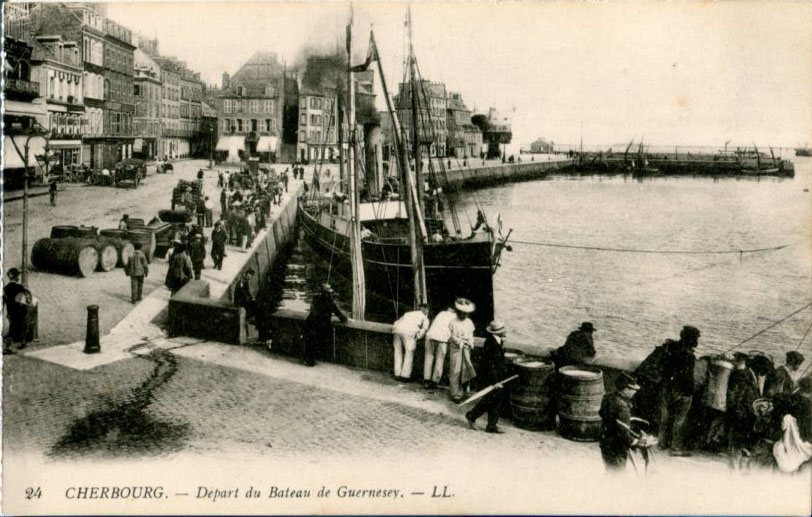 Cherbourg - Départ pour Guernesey