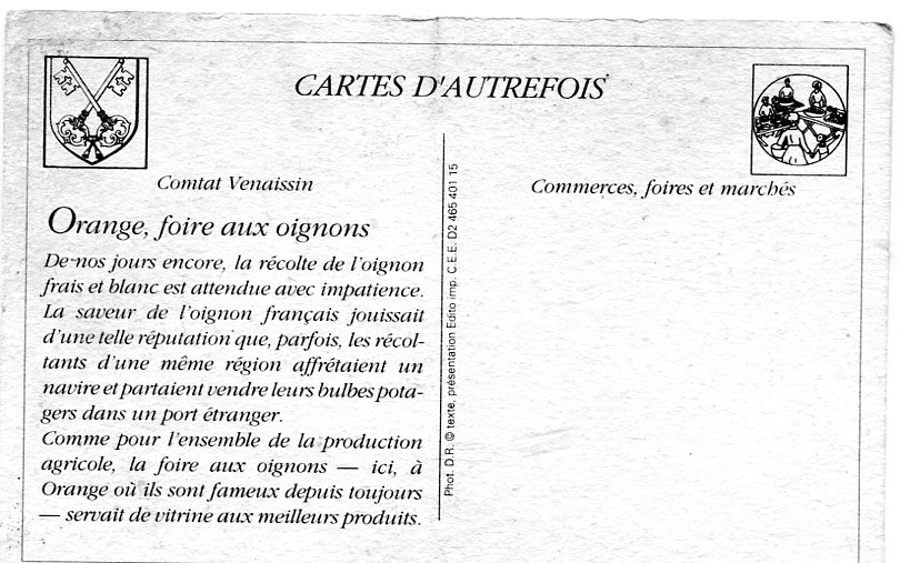 Orange, foire aux oignons -r
