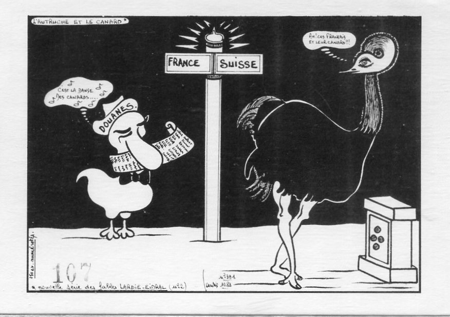 L'autruche et le canard
