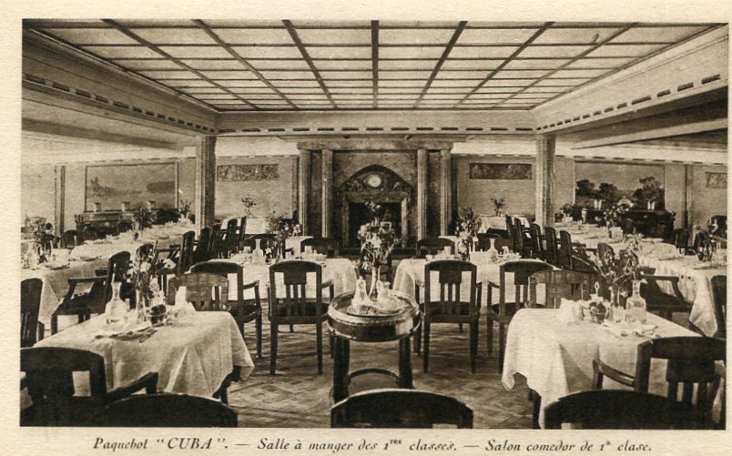 Salle à manger des 1res classes