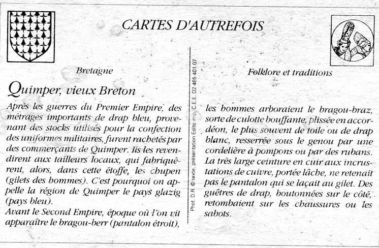 Quimper, vieux Breton -r