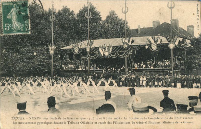 Fête de gymnastique (Troyes 1908)