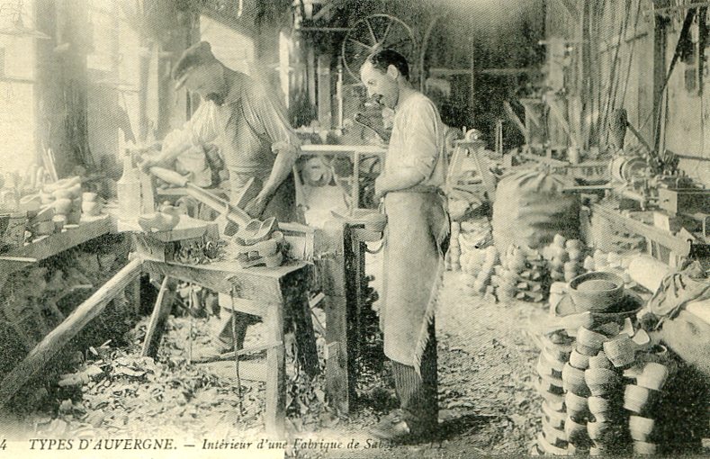 Fabrique de sabots -v