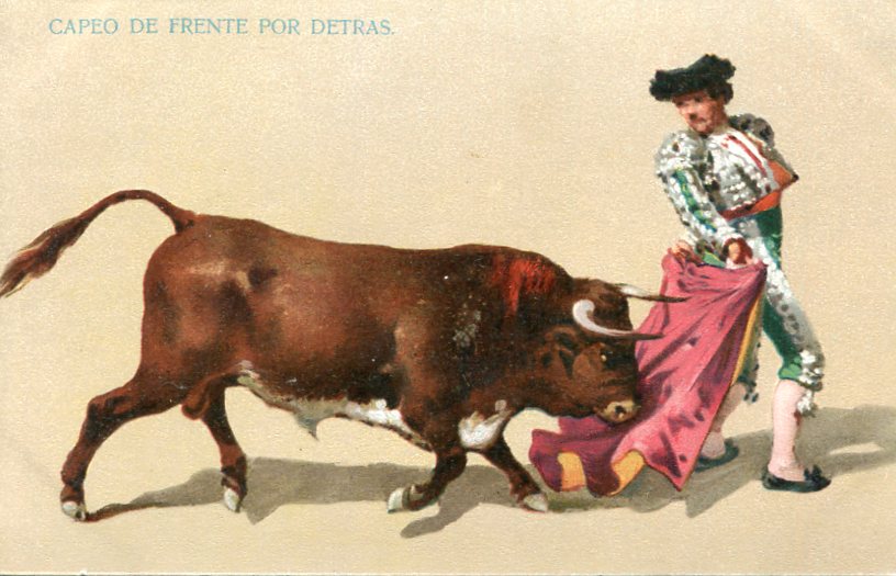 Capeo de frente por detras