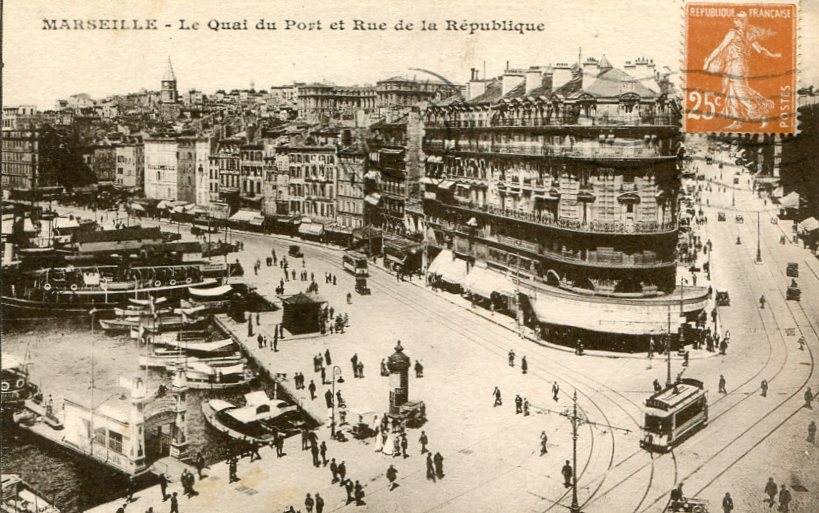 Quai du Port et rue de la République