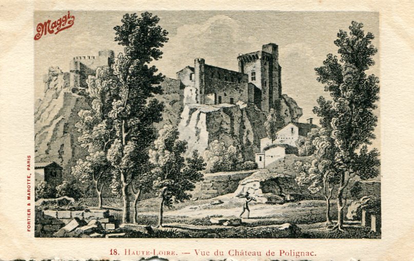 18 - Haute-Loire - Vue du Château de Polignac