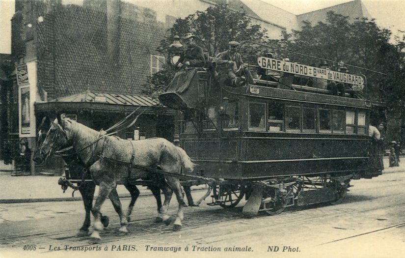 P52 - Tramways à traction animale