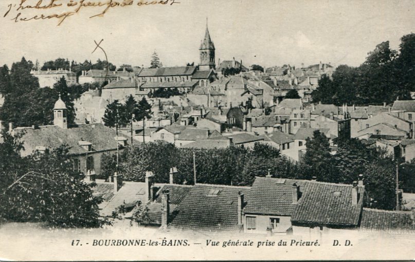 Vue prise du Prieuré