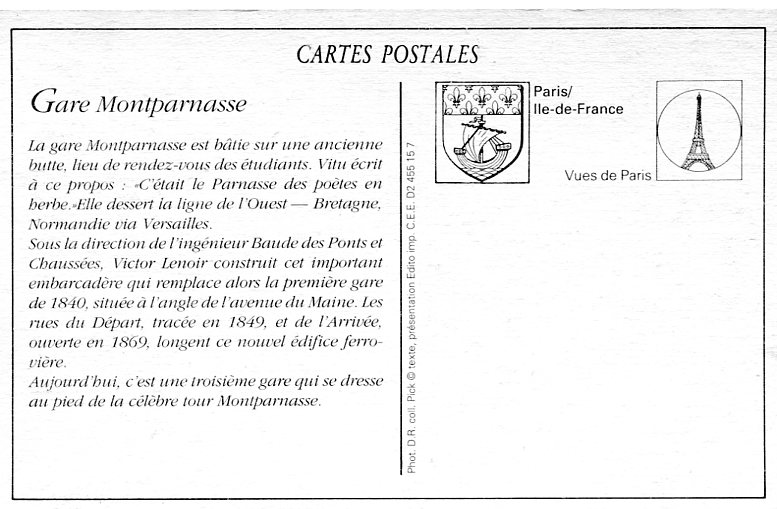 Gare Montparnasse -r