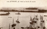 Le "Paris" au bassin de marée du Havre