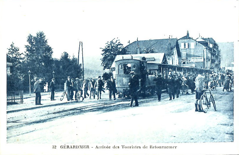 Arrivée des touristes