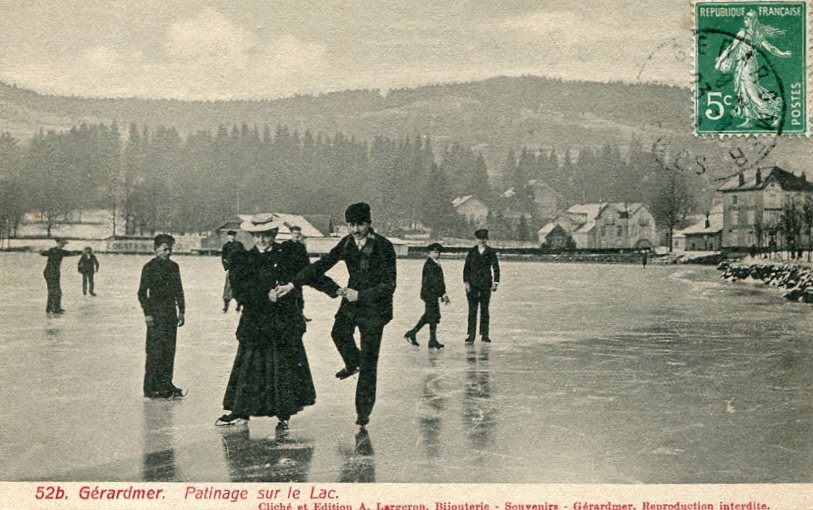Patinage sur le Lac