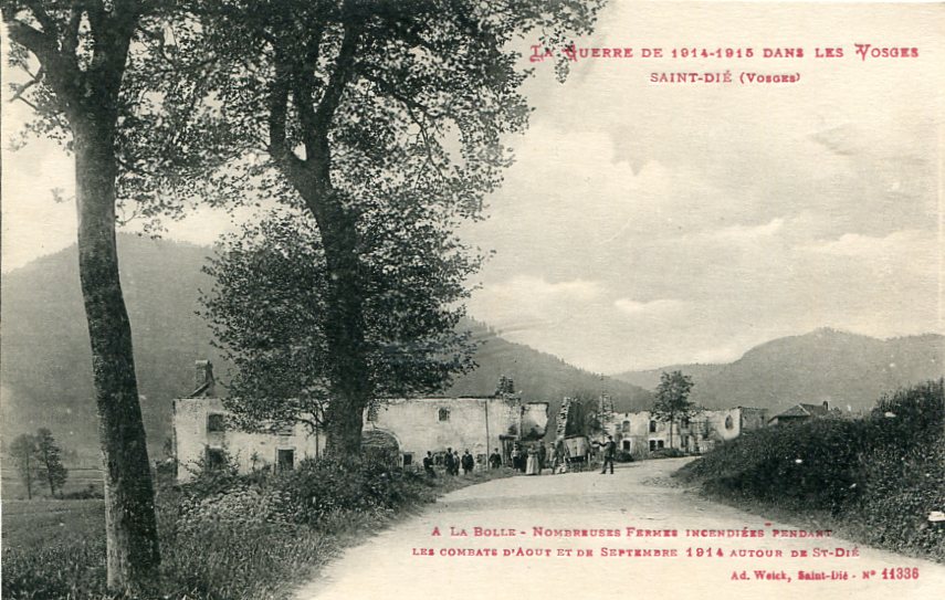 La Bolle, août et septembre 1914