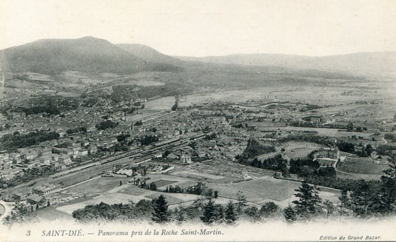 Panorama pris de la Roche St-Martin