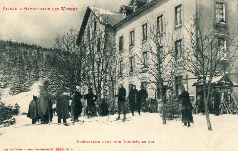 Préparation d'une tournée en ski