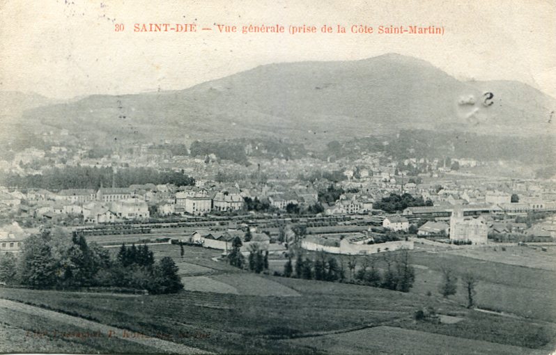 Vue prise de la Côte St-Martin