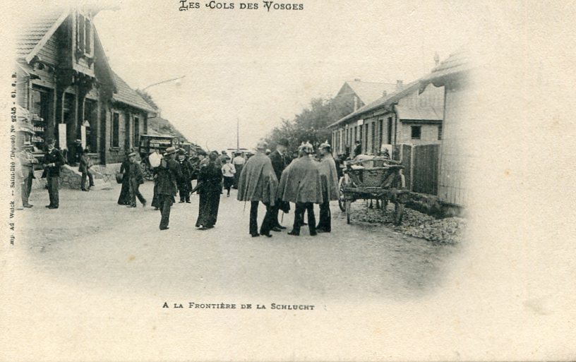 À la frontière de la Schlucht