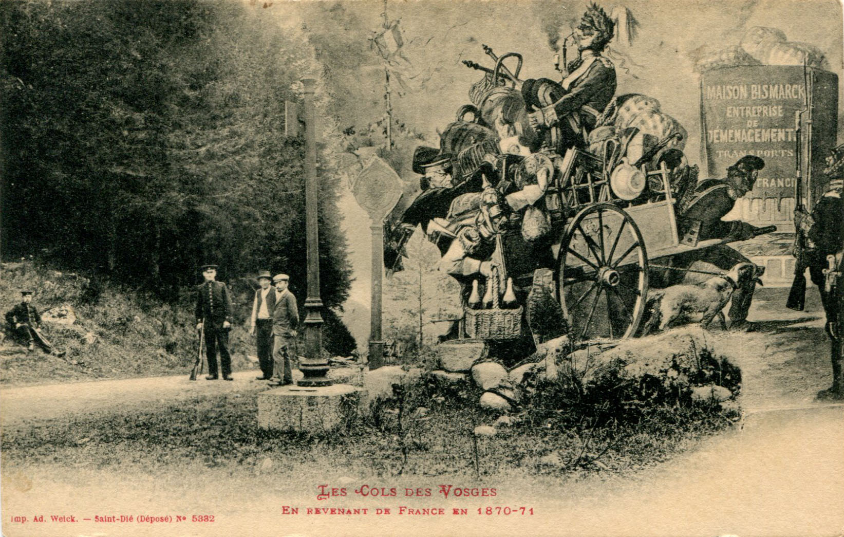 En revenant de France