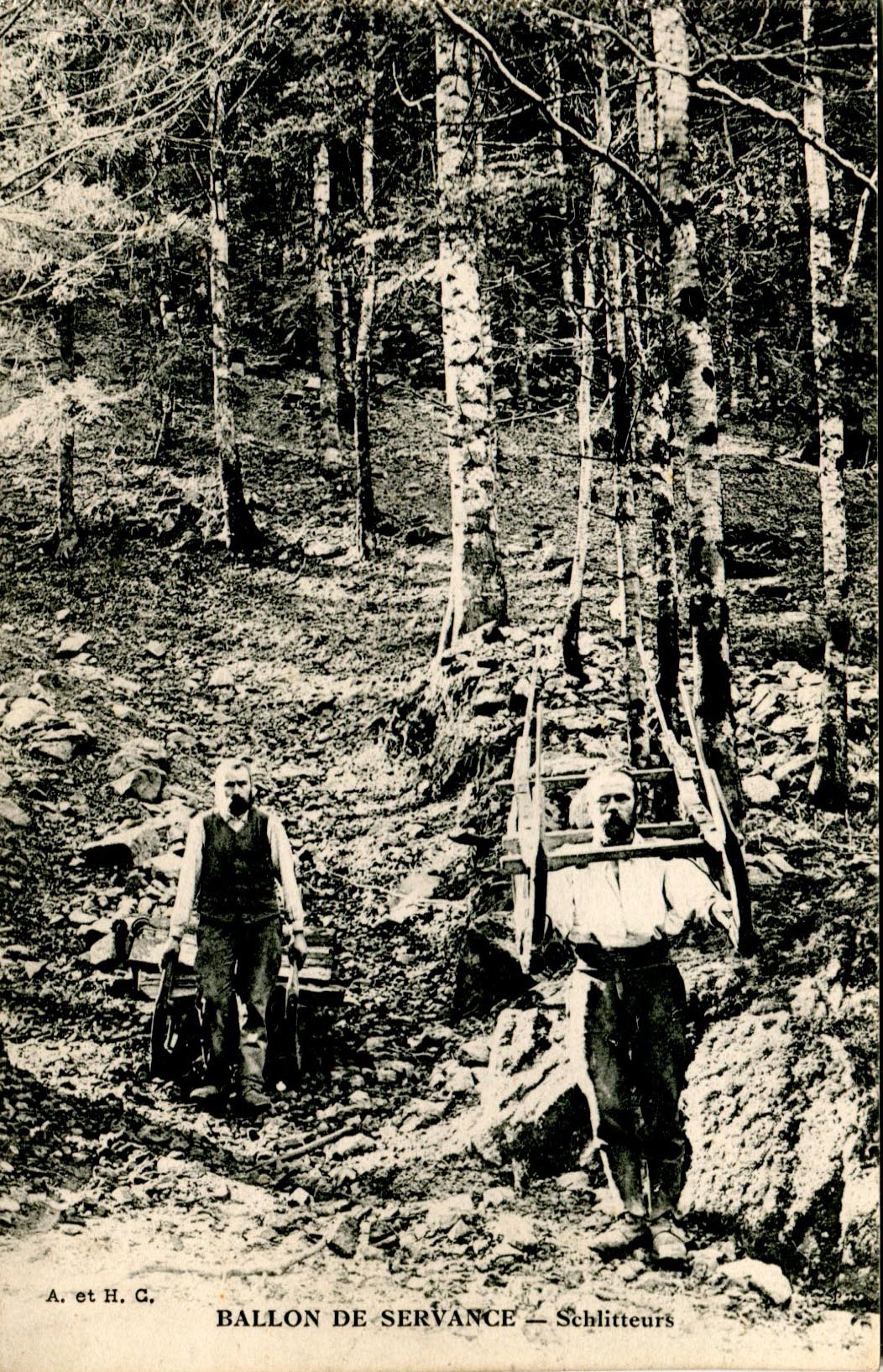 Remontage des schlittes