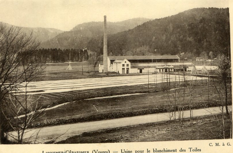 Blanchissage de la toile