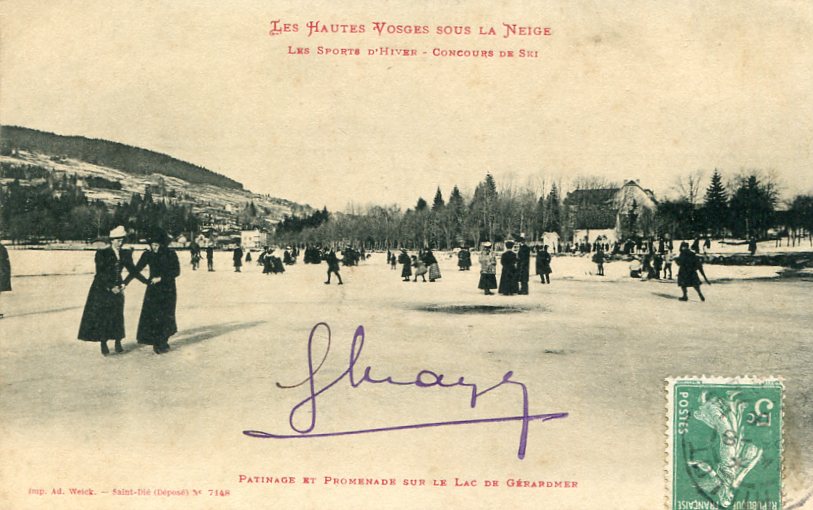 Patinage et promenade