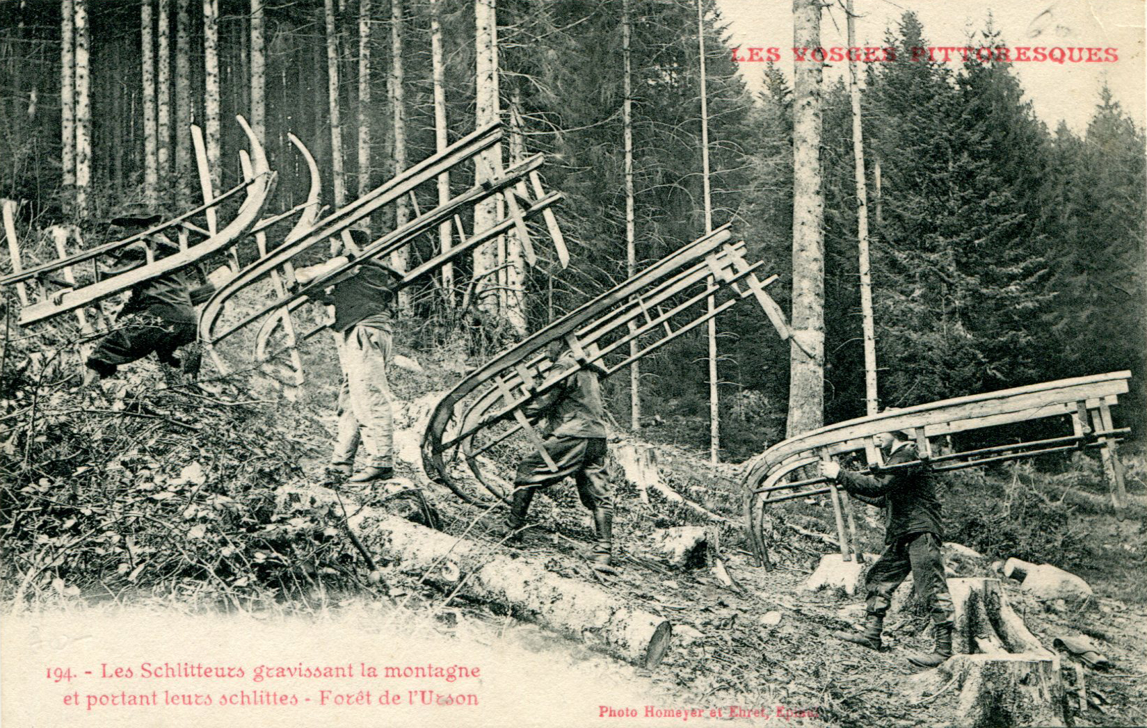 Remontage des schlittes