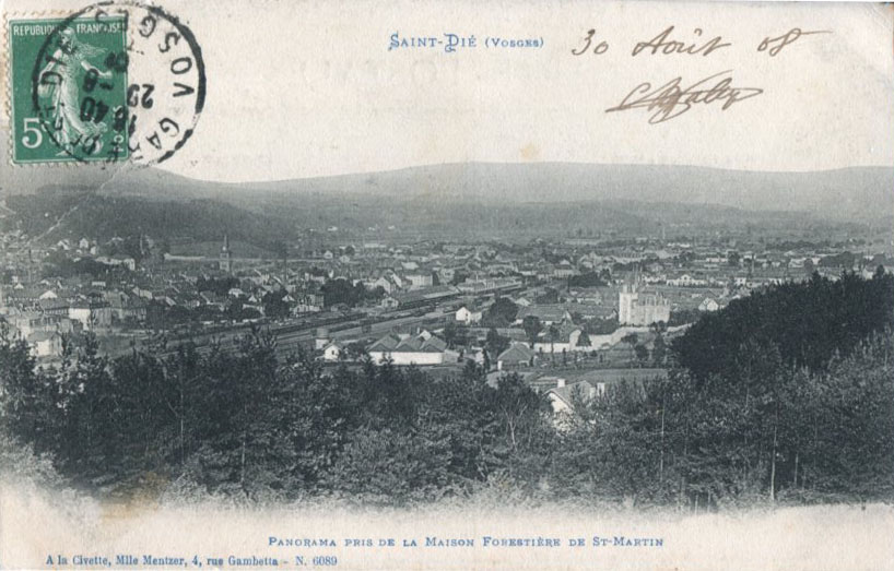 Panorama pris de la Maison Forestière de St-Martin