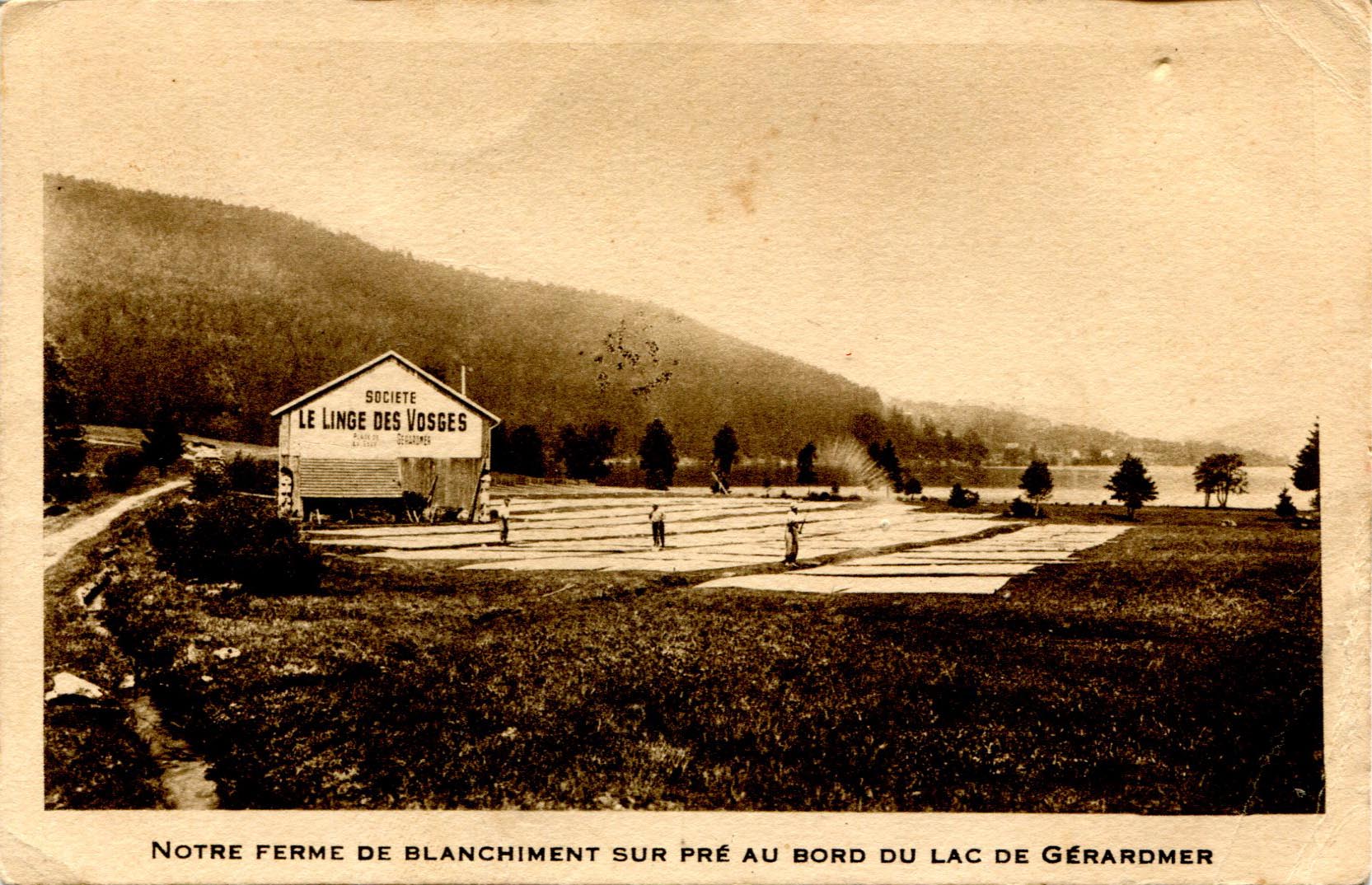 Blanchissage de la toile