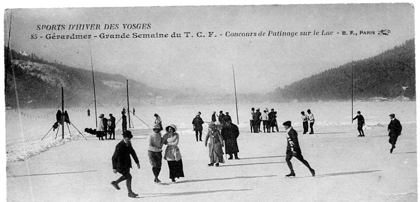 Concours de patinage sur le Lac