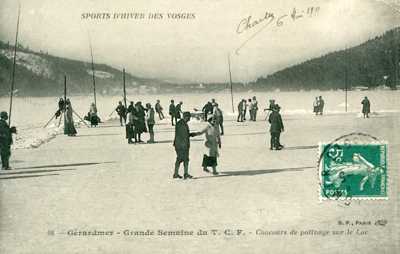 Concours de patinage sur le Lac