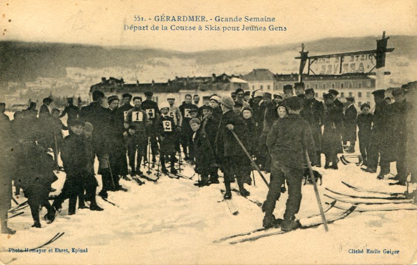 Départ de la Course des Jeune Gens