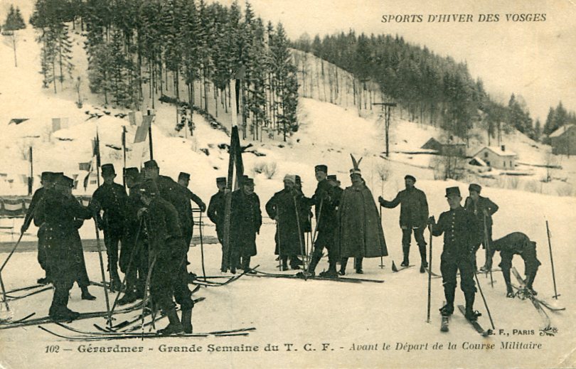 Avant le départ de la Course Militaire