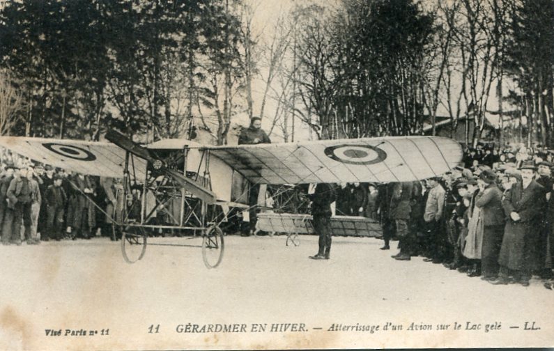 Avion sur le Lac gelé