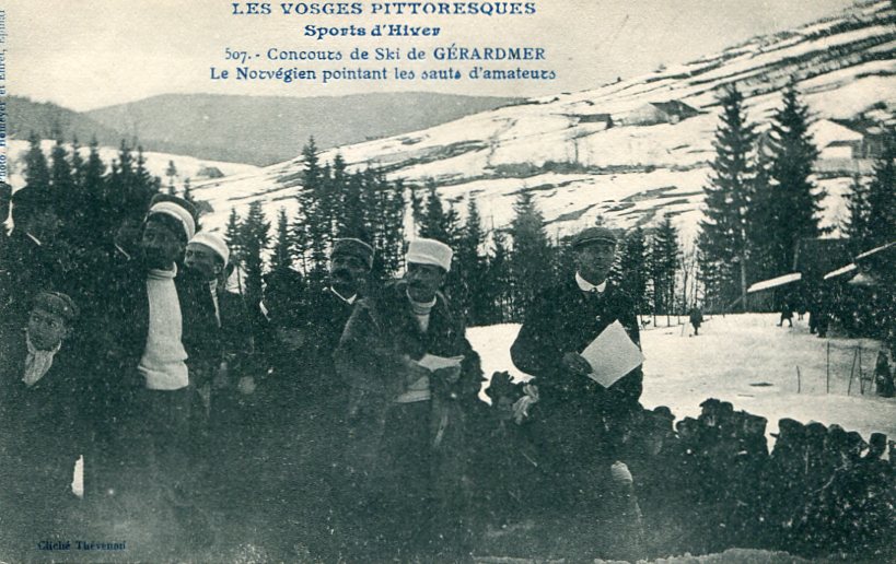 Norvégien pointant les sauts d'amateurs