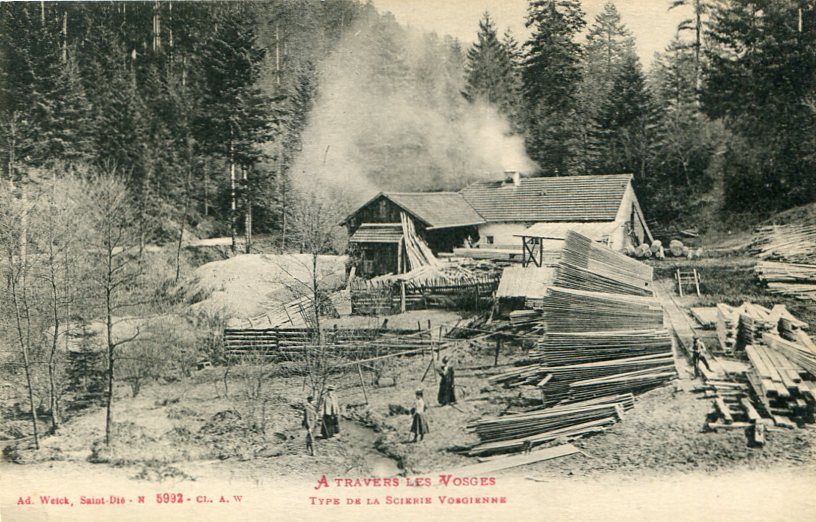 Type de la scierie vosgienne
