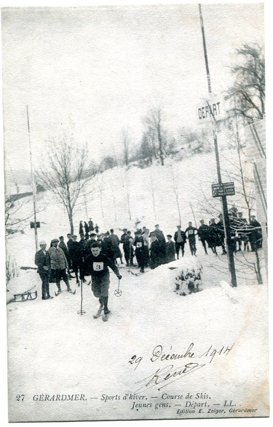 Départ de la Course des Jeune Gens