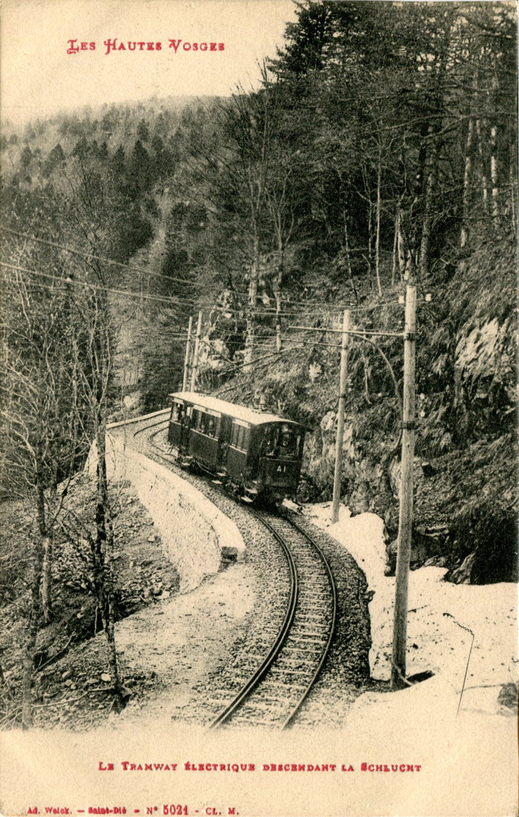 Descente depuis la Schlucht