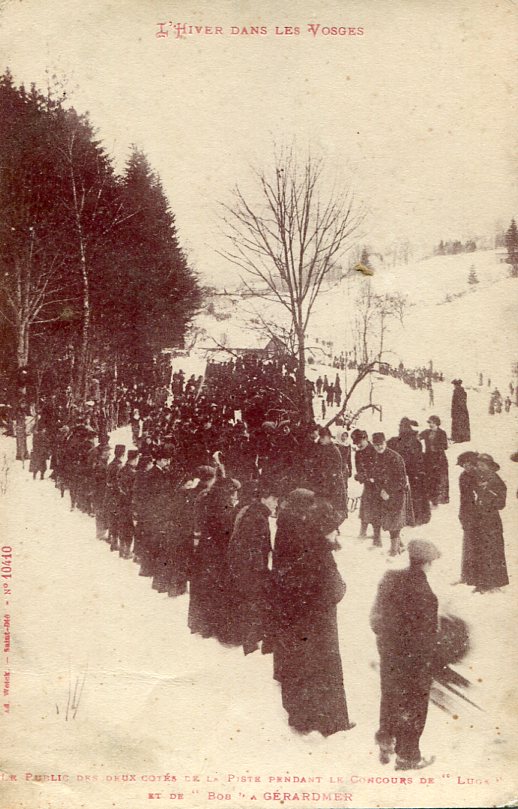 Public le long de la piste