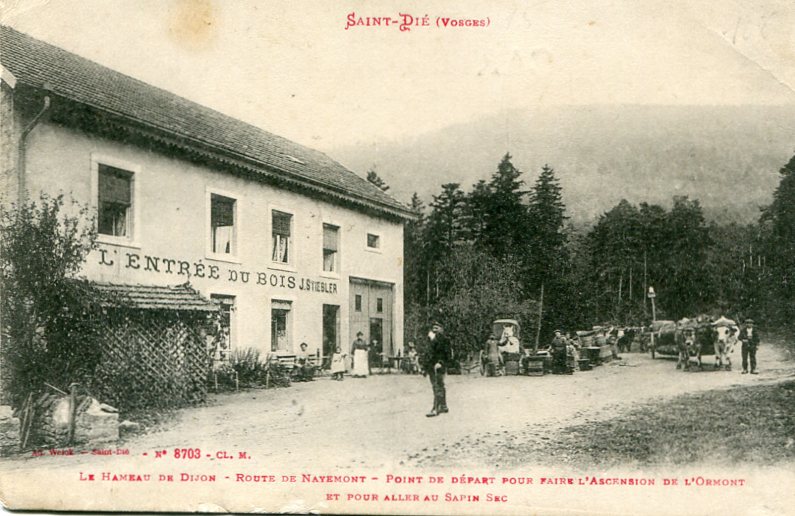 Point de départ pour l'Ormont et le Sapin Sec