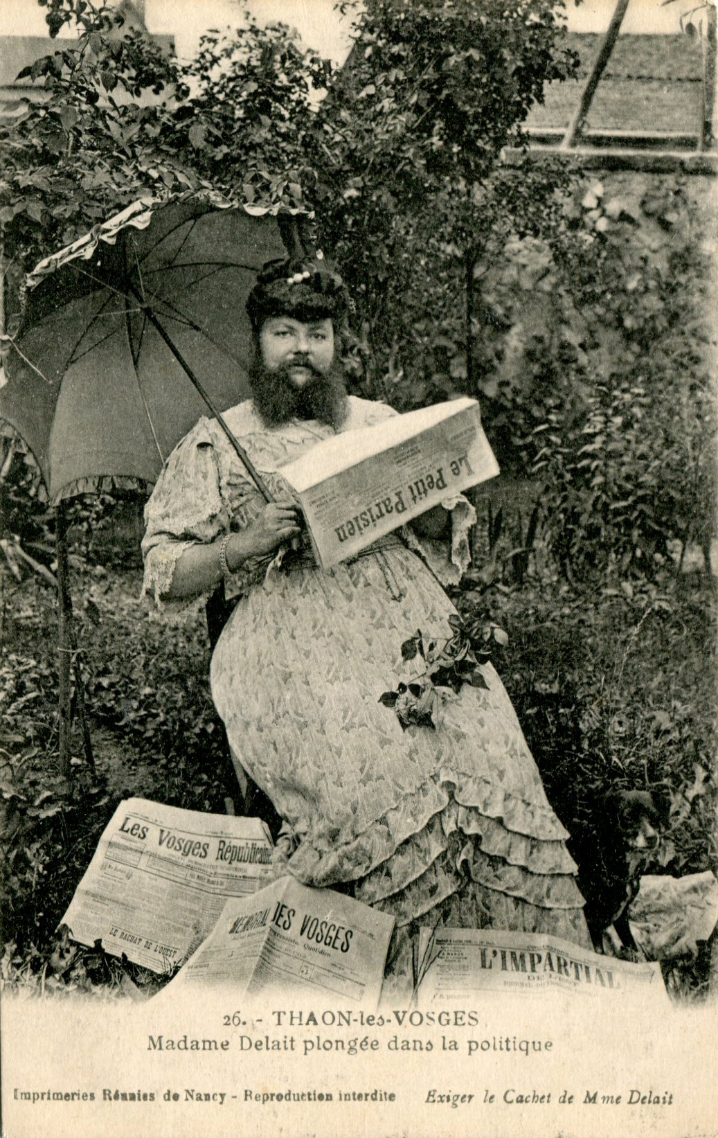 Mme Delait dans la politique