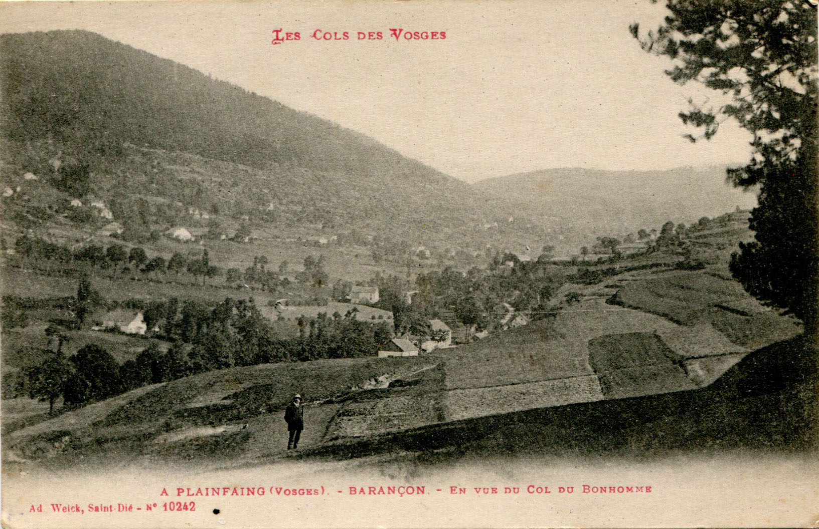 En vue du Col du Bonhomme