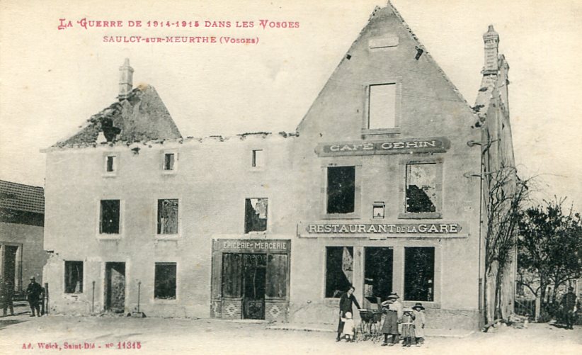 Incendie en août 1914