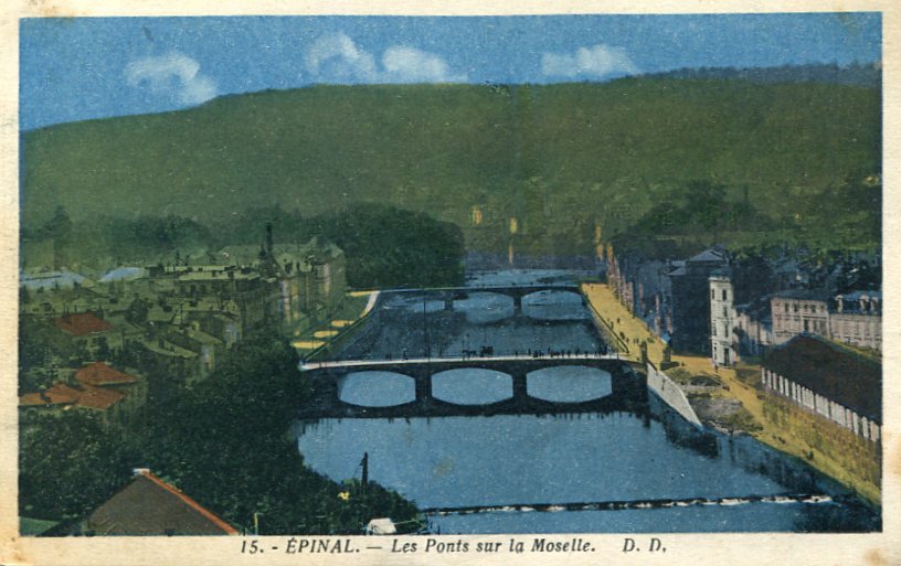 25c- Ponts sur la Moselle