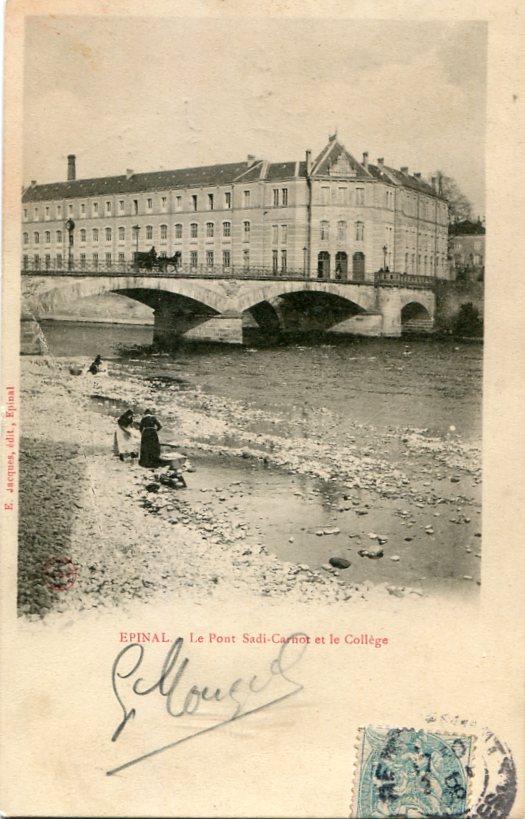 Pont Carnot et Collège