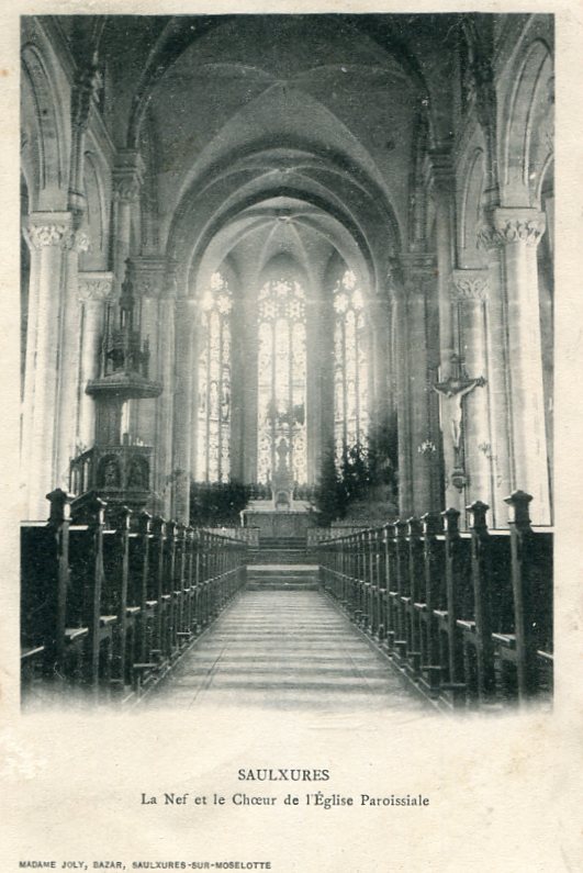 Nef et  chœur de l'Église