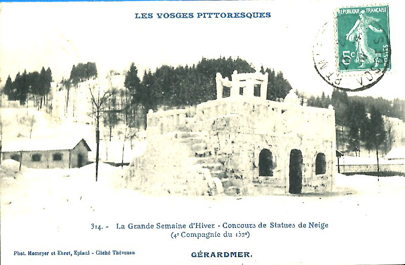 Concours de statues de neige