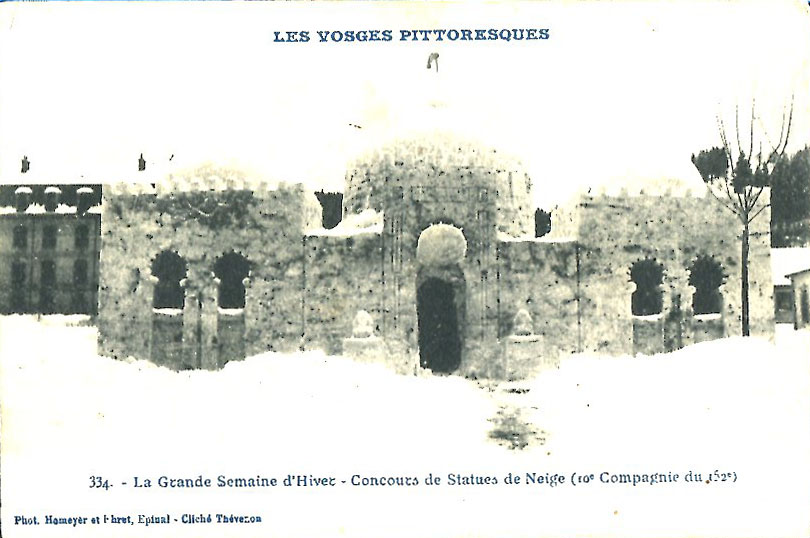 Concours de statues de neige