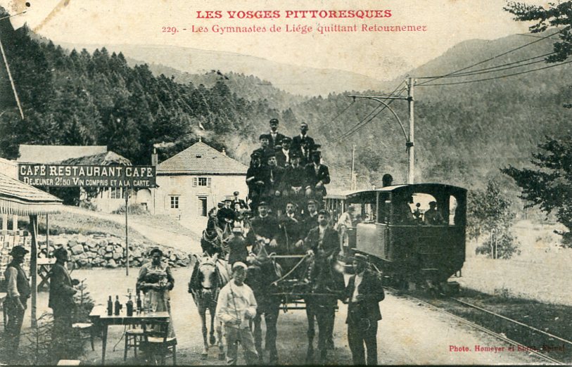 Gymnastes quittant Retournemer