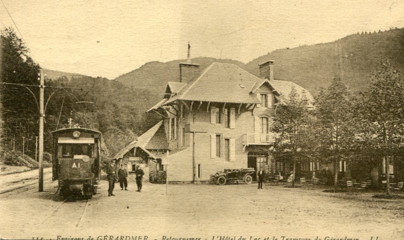 Hôtel du Lac et tramway de Gérardmer
