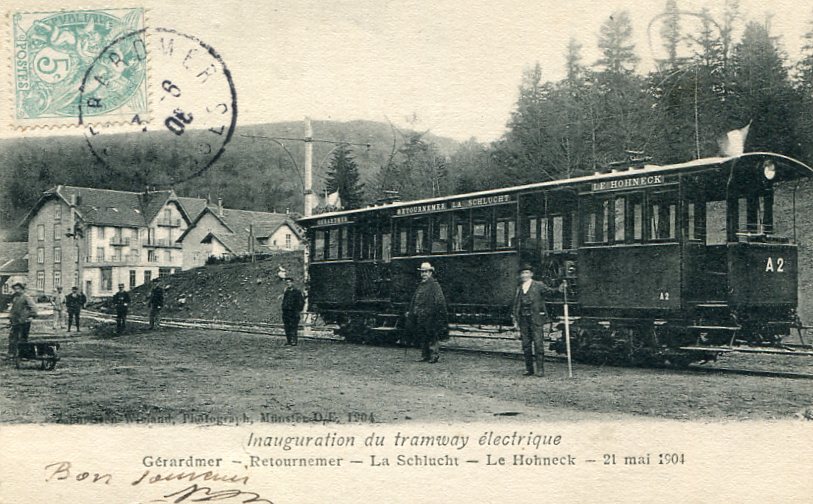Inauguration du tramway électrique